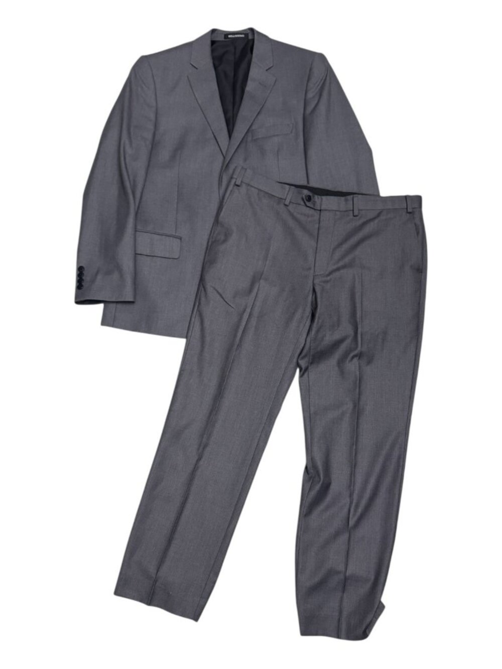 BELLISSIMO Luxury 2-Piece Blazer Jacket & Pants Business SUIT Mens 44R / Large